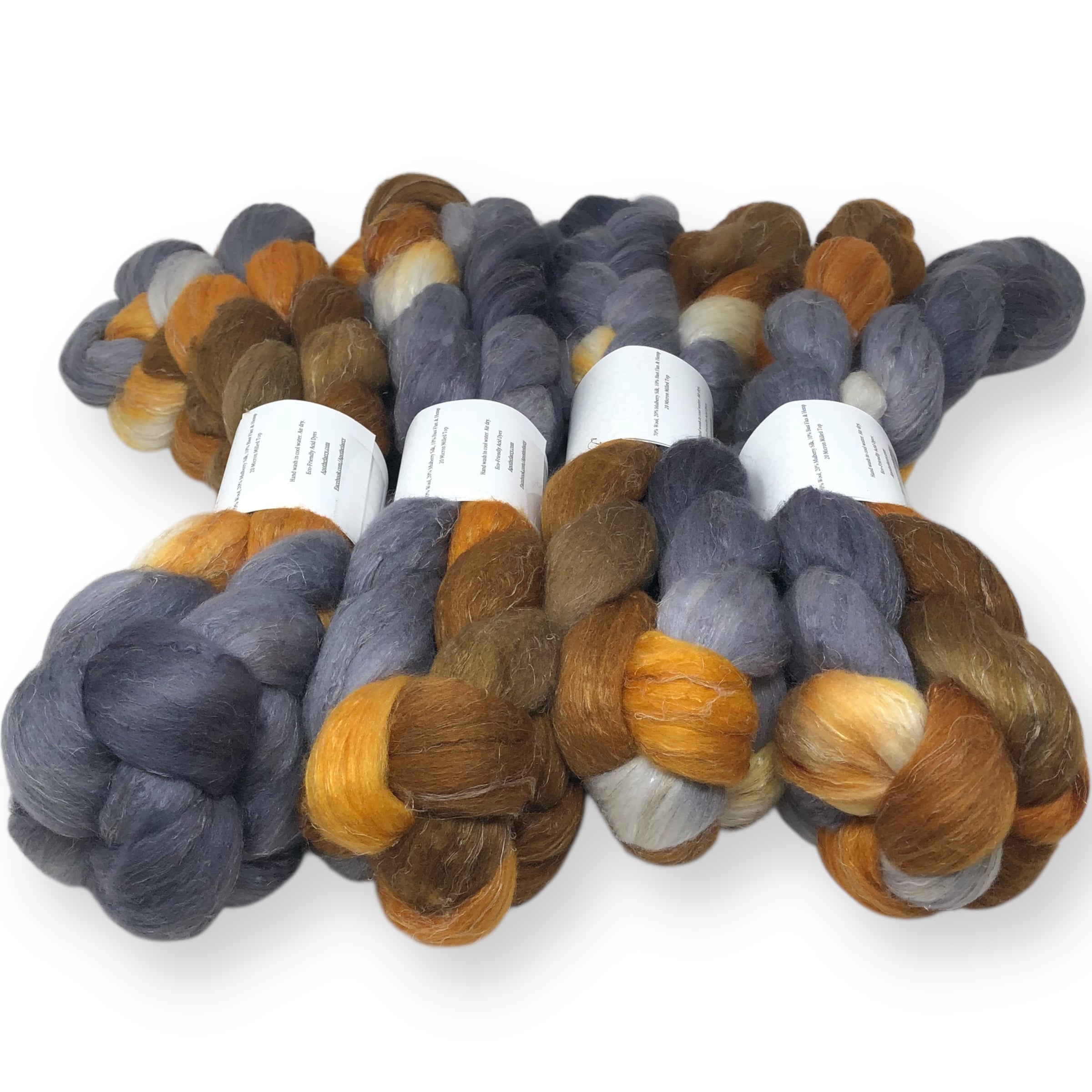 Seed Pods - US grown Wool, Silk and Bast Fiber Blend