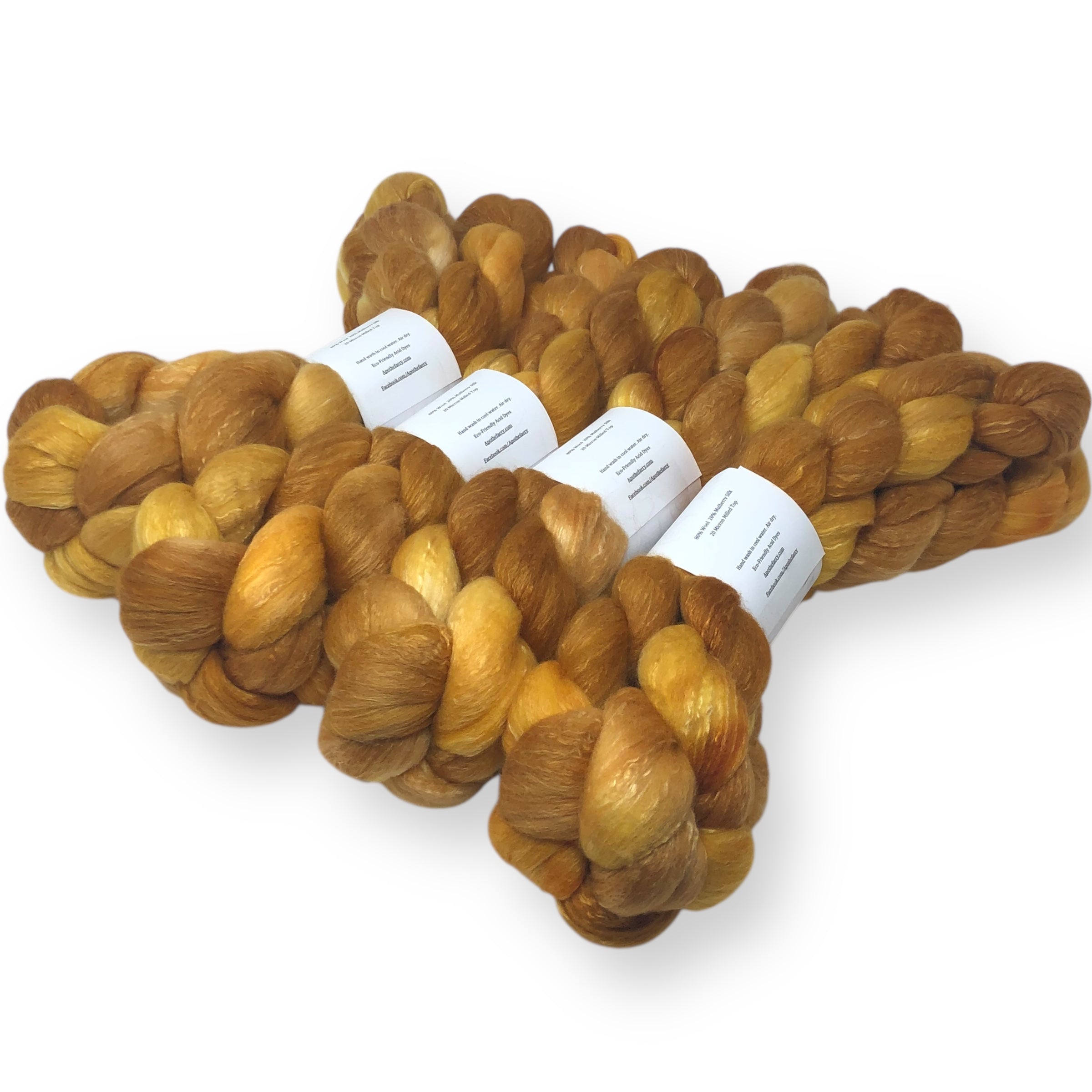Sheaf - US grown Fine Wool and Silk Top