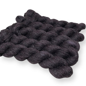 Graphite - Alpaca Linen Silk DK weight 2 Ply