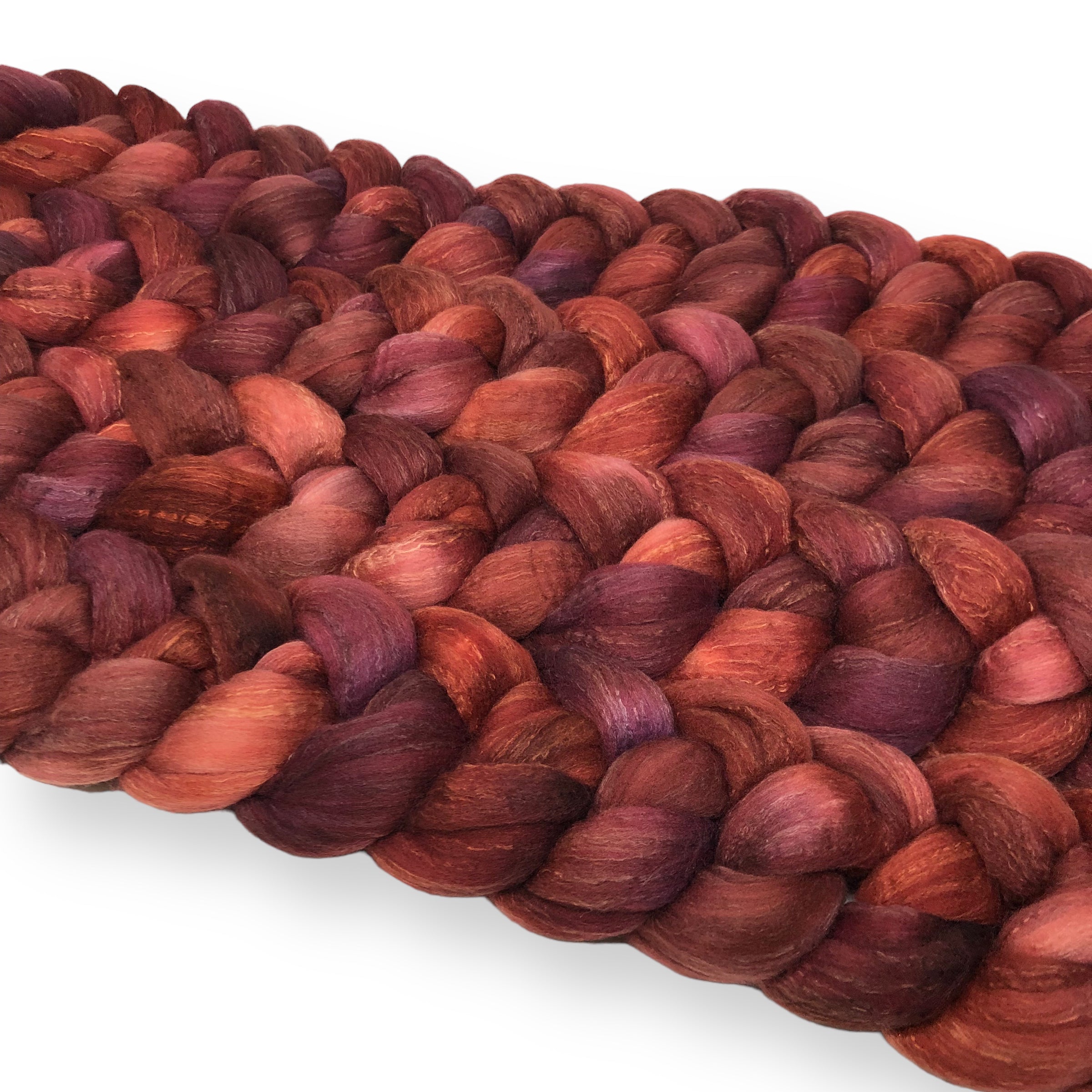 Poison Berry - US grown Fine Wool and Silk Top