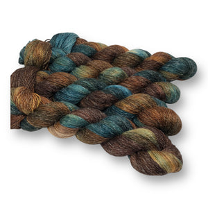 Wood Duck - Alpaca Linen Silk DK weight 2 Ply