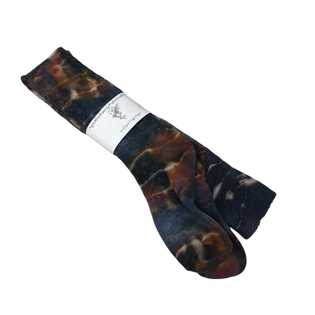 Ice dyed Thigh High socks