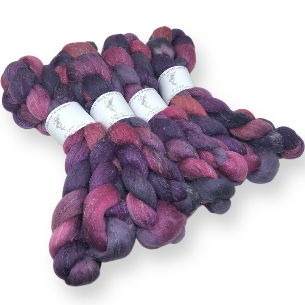 Demeter’s Lament - US grown Wool, Silk and Bast Fiber Blend