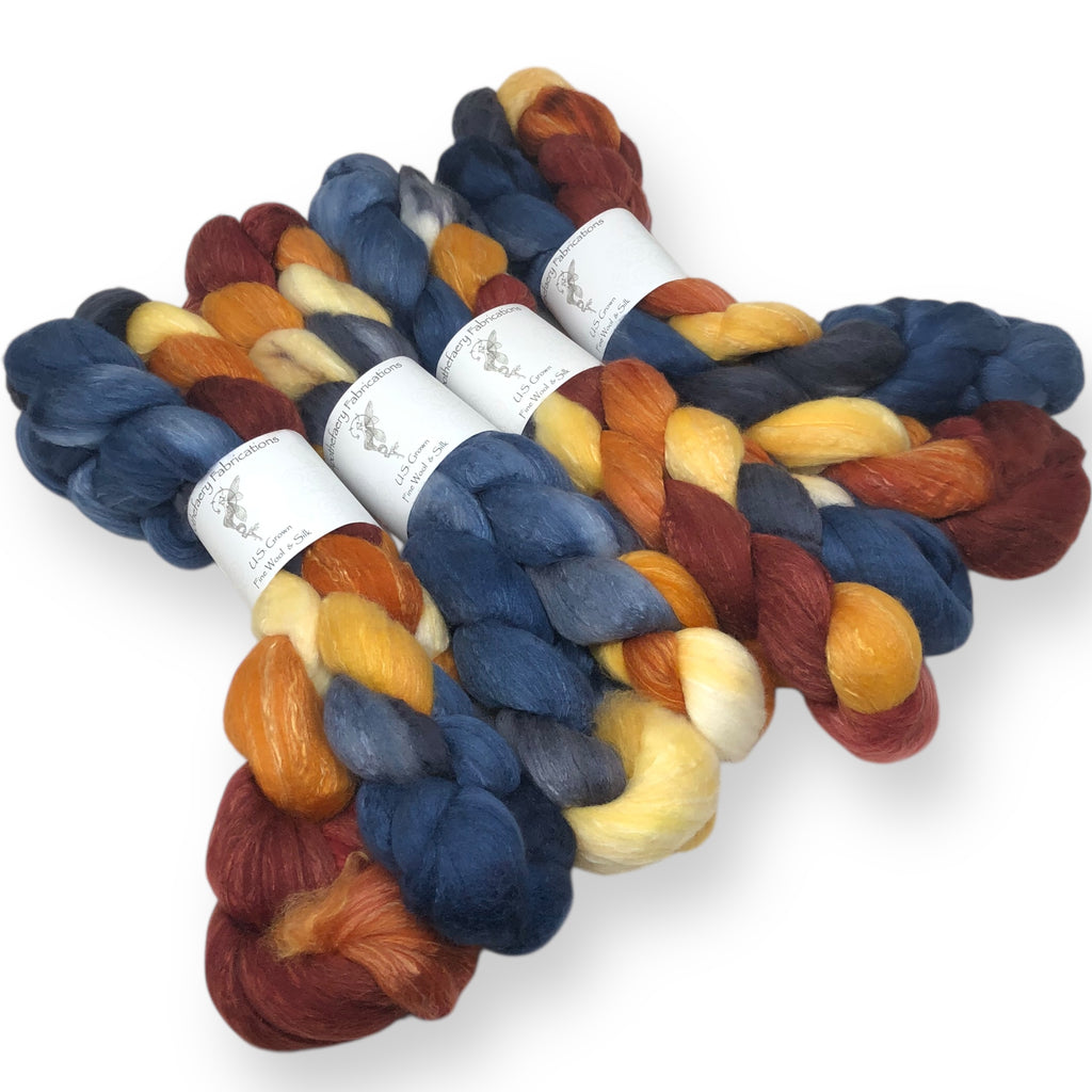 Bonfires - US grown Fine Wool and Silk Top