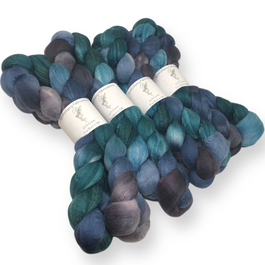 Outer Rings - US grown Fine Wool and Silk Top