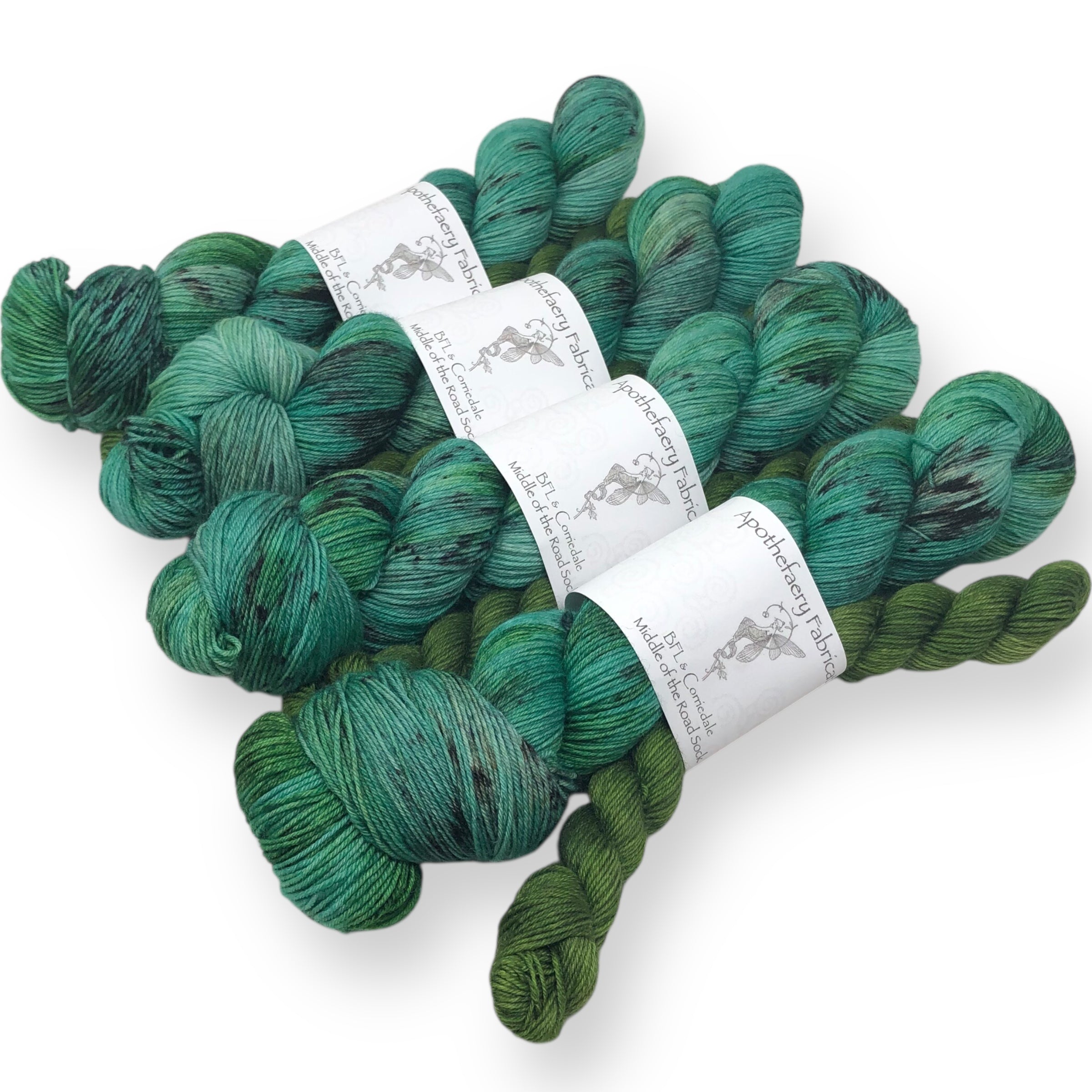 Algae - sock yarn with mini, sock set