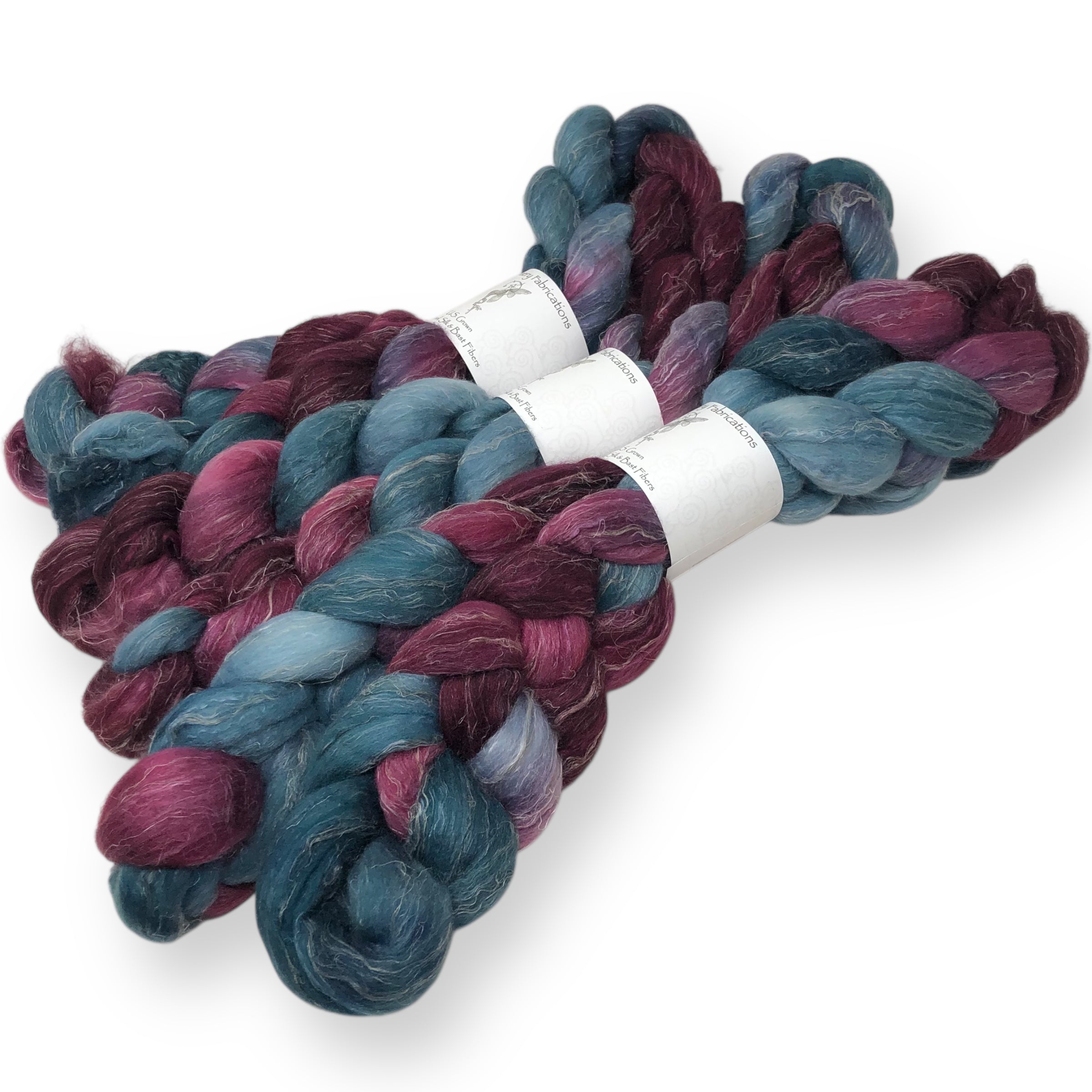 Elderberries - US grown Wool, Silk and Bast Fiber Blend