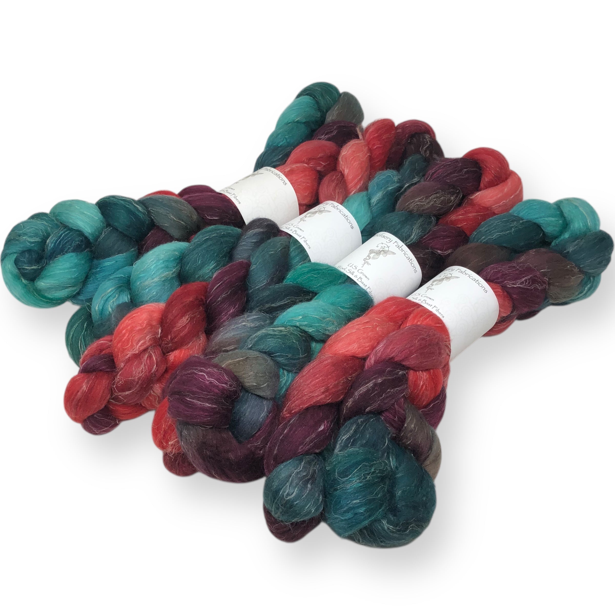 Old World Festivity - US grown Wool, Silk and Bast Fiber Blend