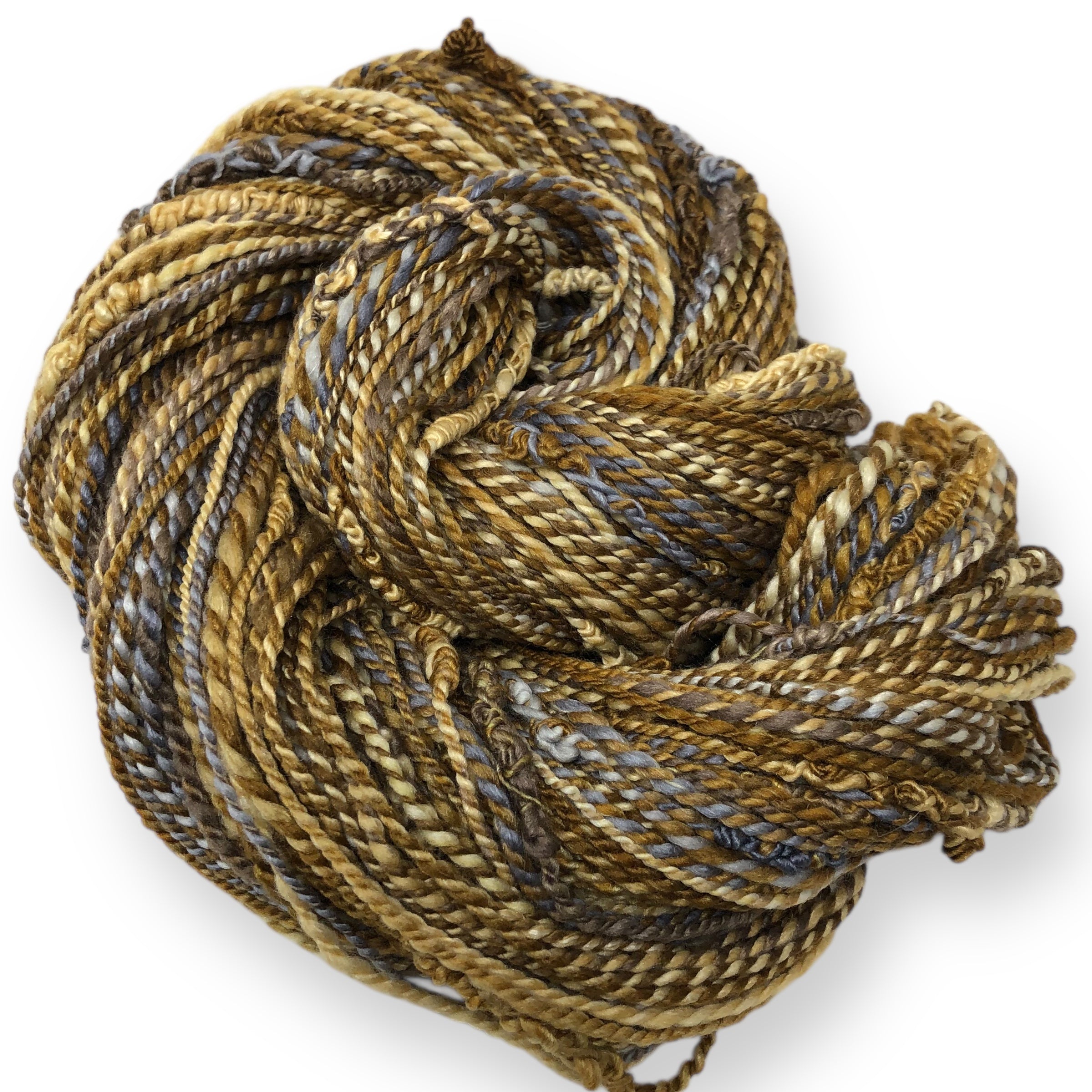 Grellow - textured hand spun