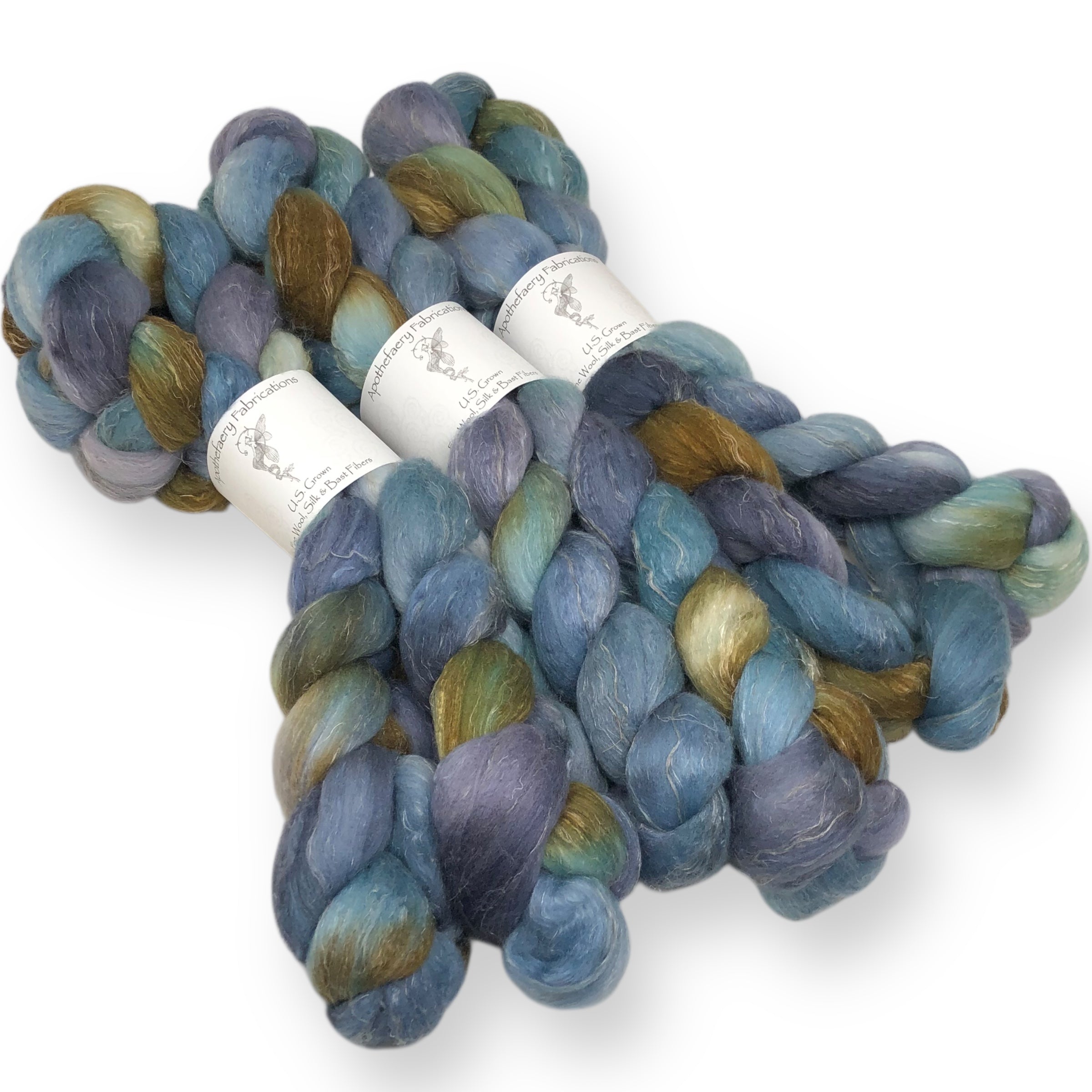 Moonpaths - US grown Wool, Silk and Bast Fiber Blend