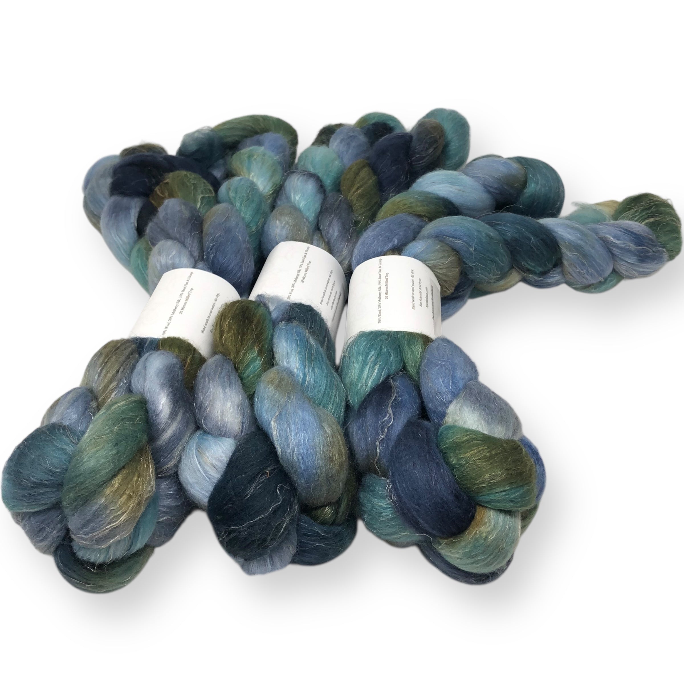 Moonpaths - US grown Wool, Silk and Bast Fiber Blend