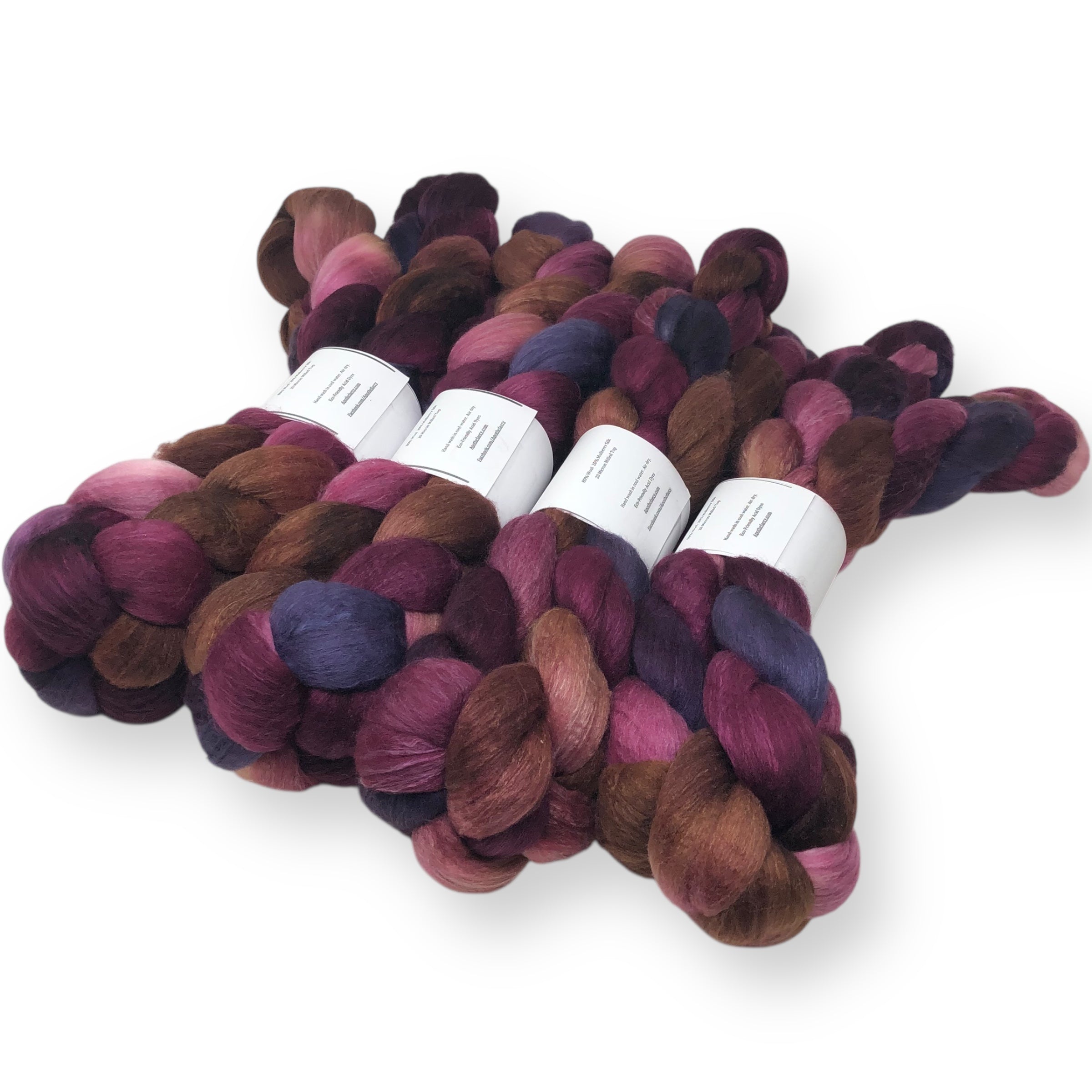 Dahlia - US grown Fine Wool and Silk Top