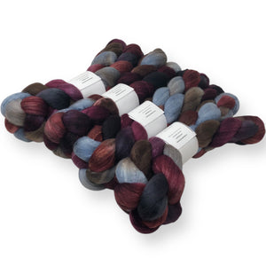 Thunderous - US grown Fine Wool and Silk Top