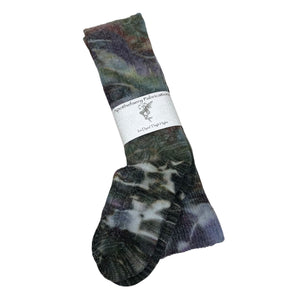 Ice dyed Thigh High socks