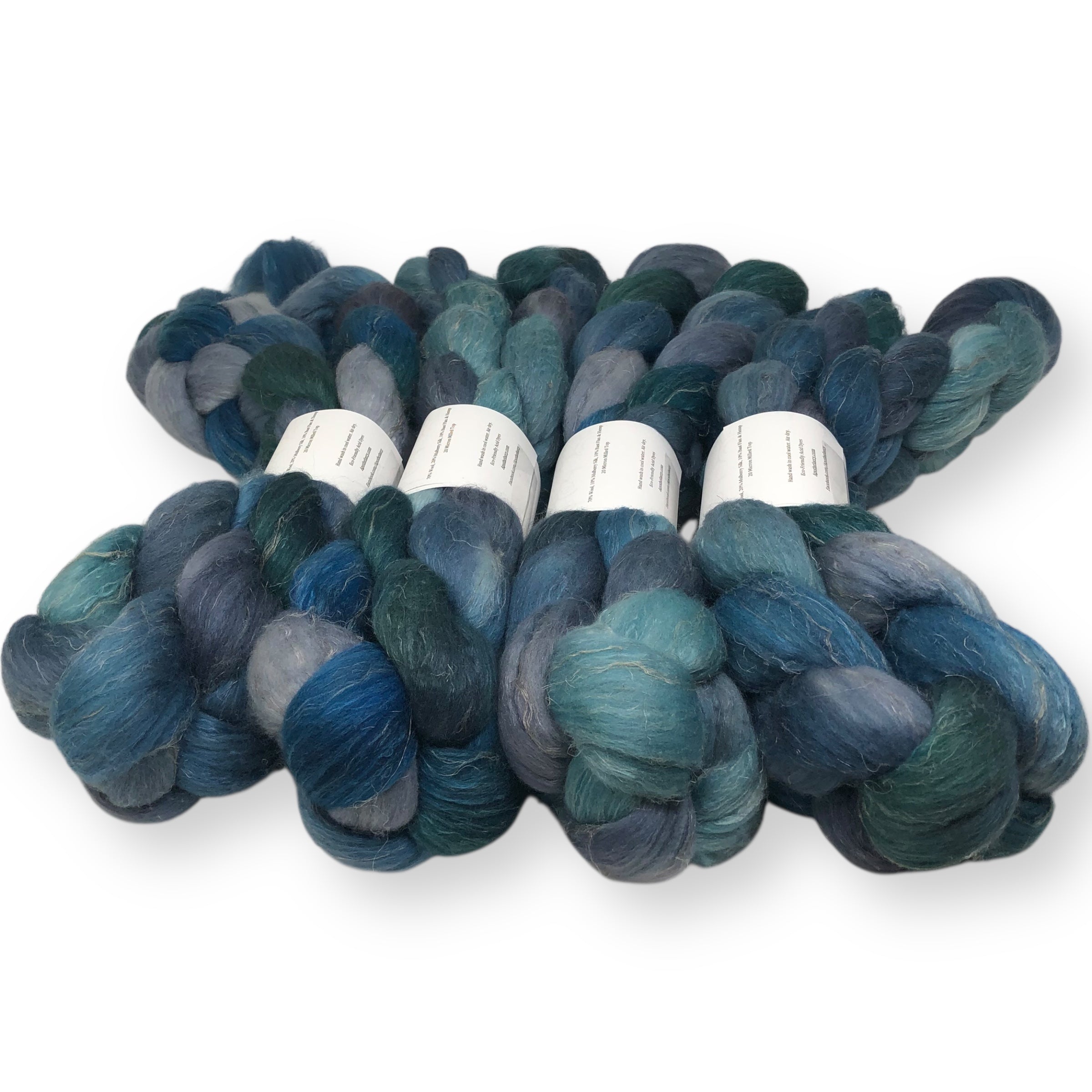 Outer Rings - US grown Wool, Silk and Bast Fiber Blend