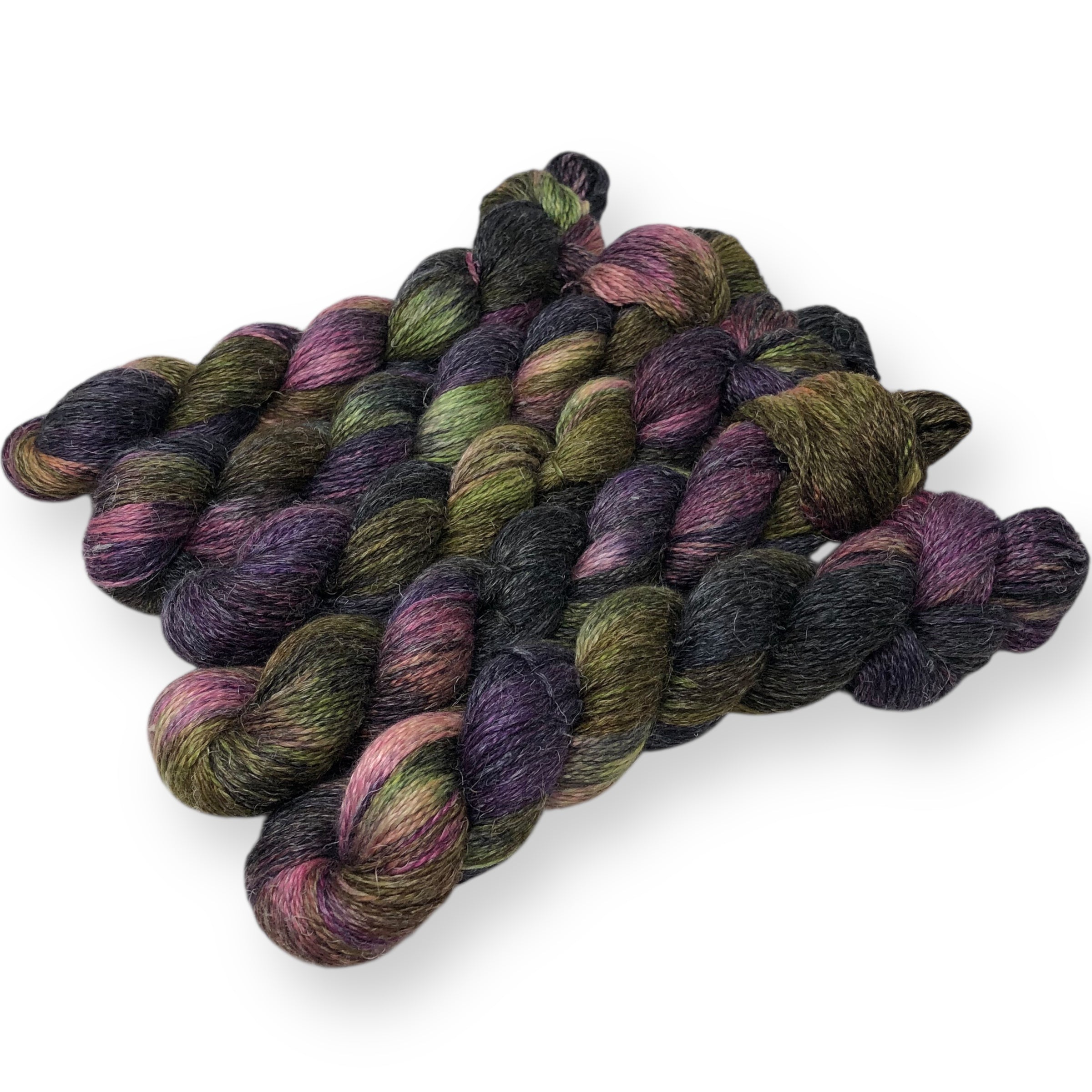 Briar Rose -  Alpaca Linen Silk DK weight 2 Ply