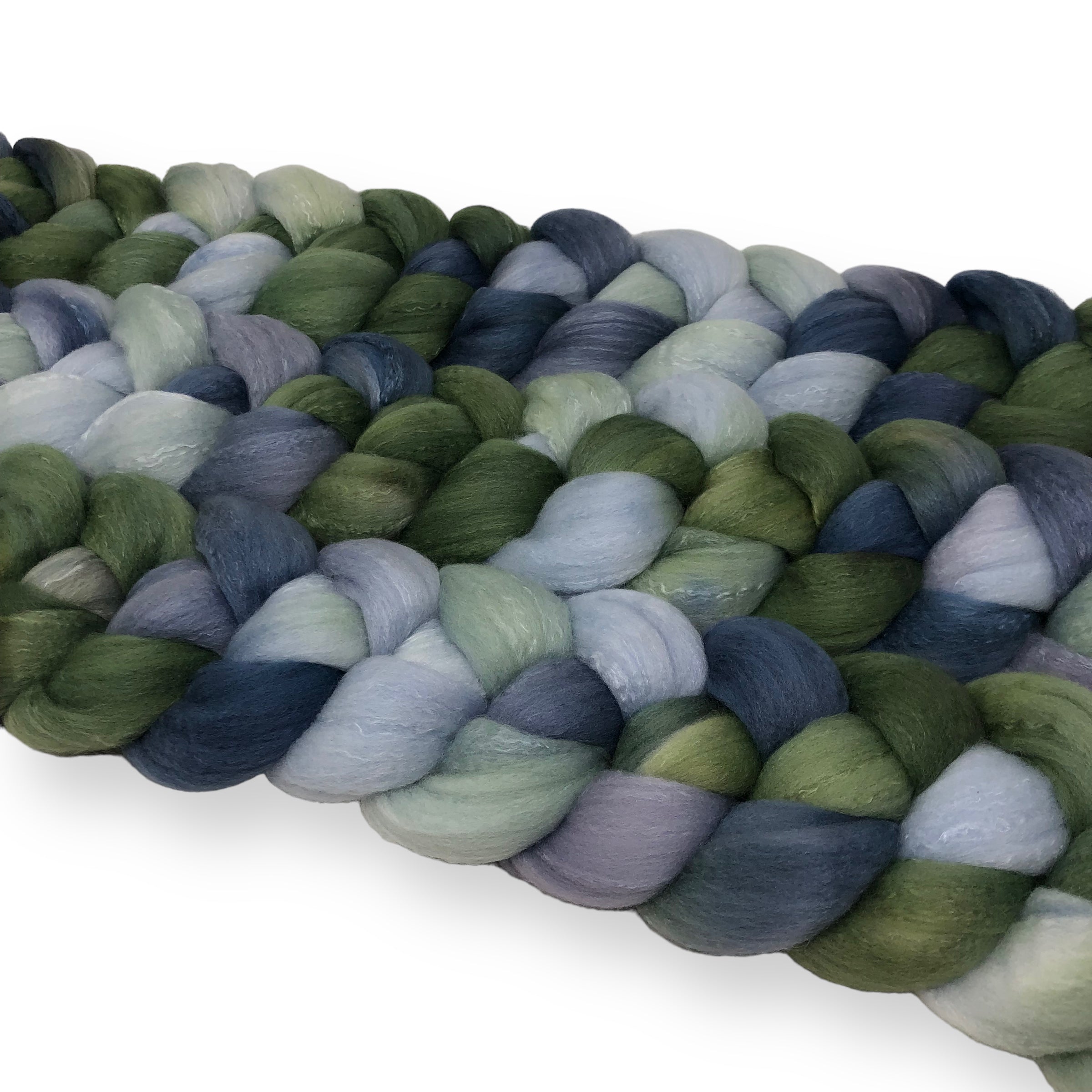 The Winter Pond - US grown Fine Wool and Silk Top