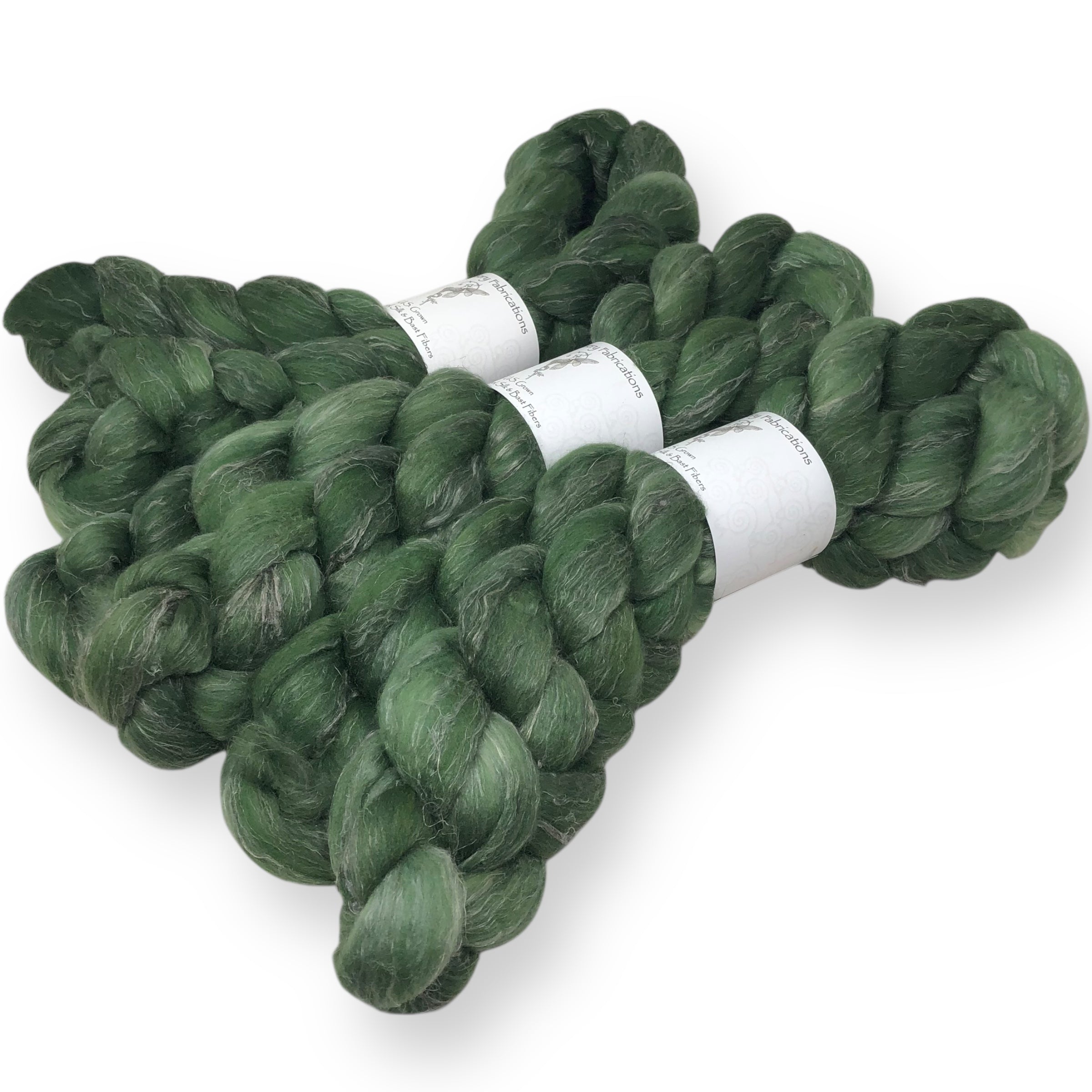 Greenery - US grown Wool, Silk and Bast Fiber Blend