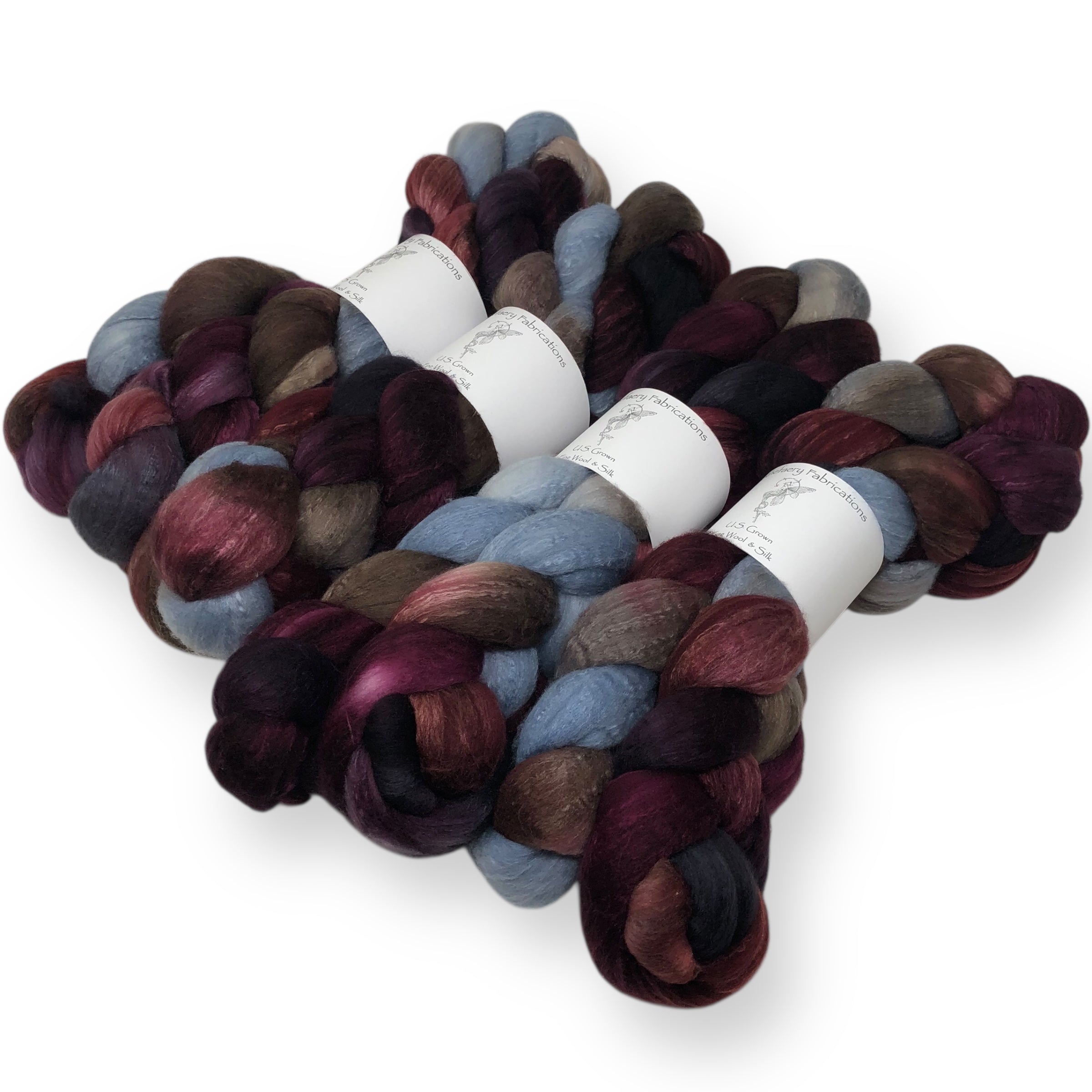 Thunderous - US grown Fine Wool and Silk Top