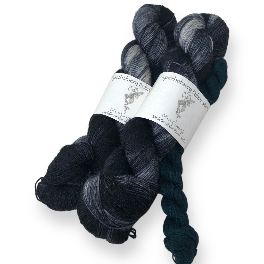 Graphite - sock yarn with mini, sock set