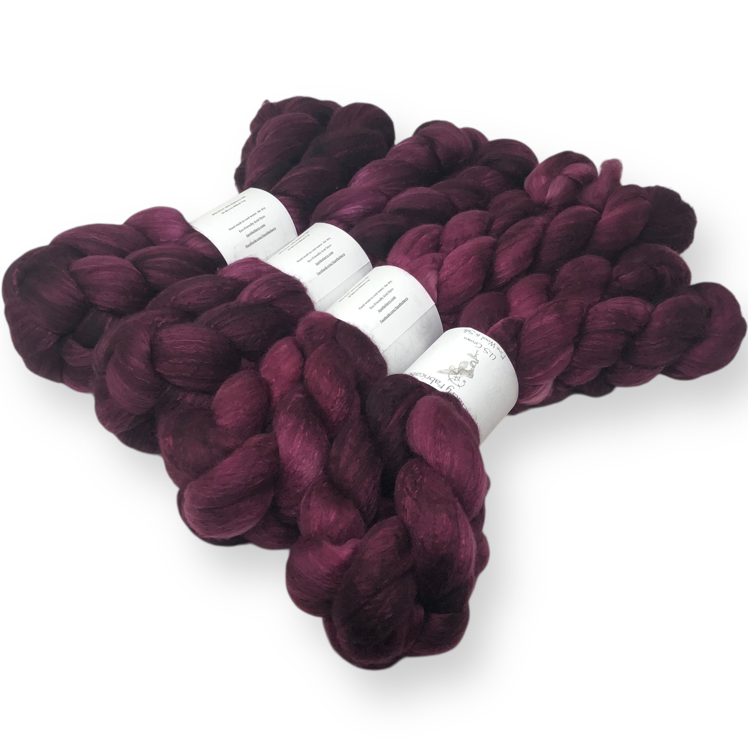 Boysenberries - US grown Fine Wool and Silk Top