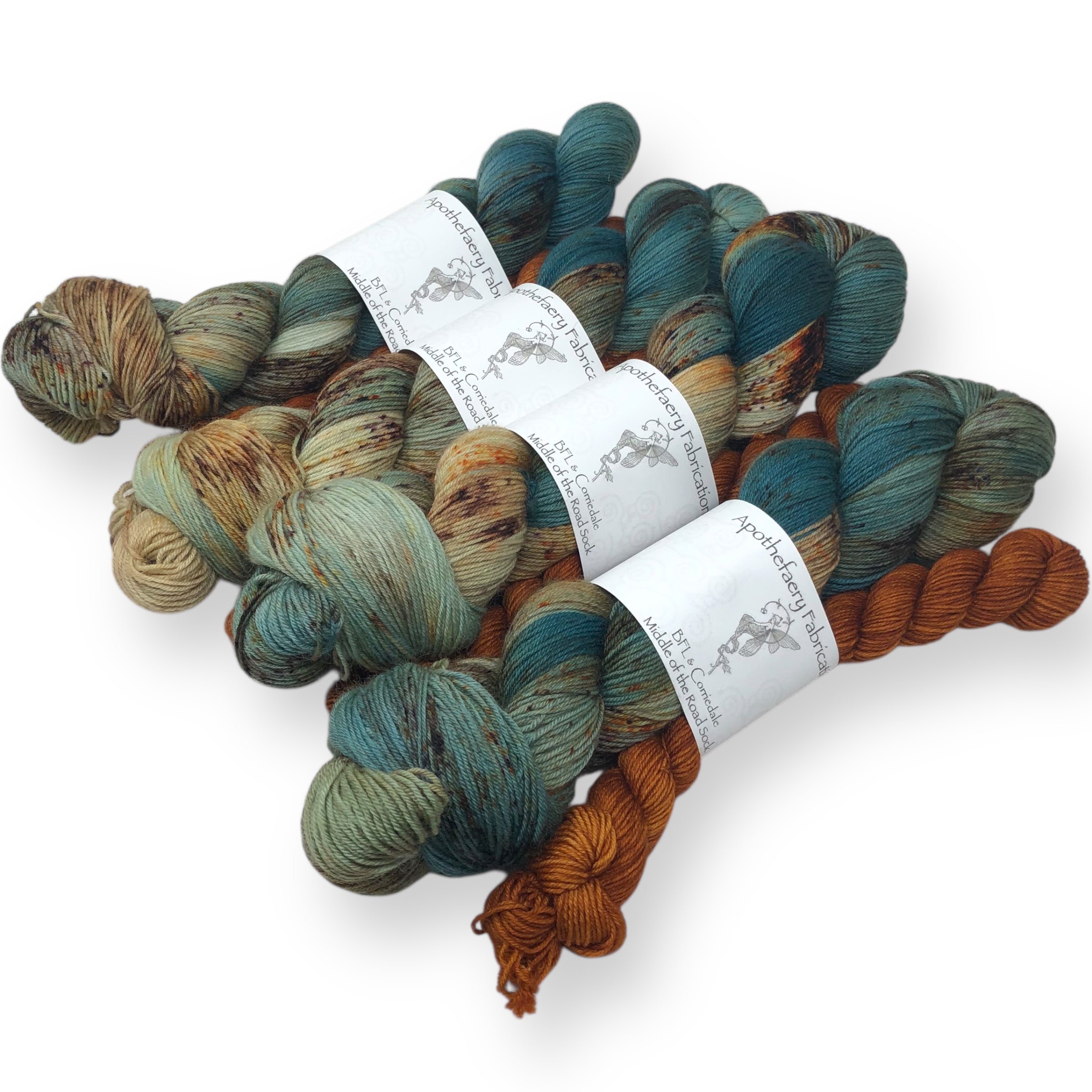 Frost Flowers - sock yarn with mini, sock set