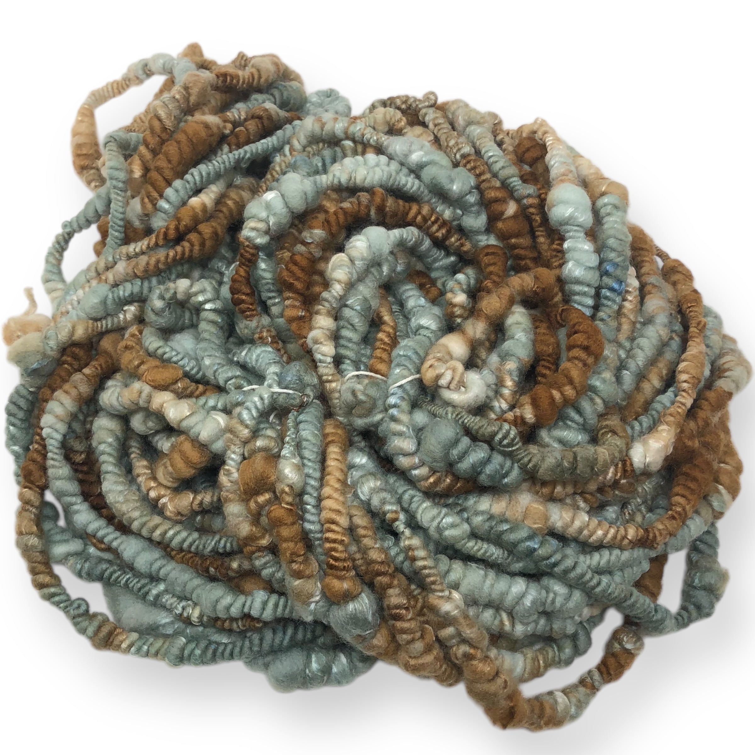 Lichen - coil textured hand spun