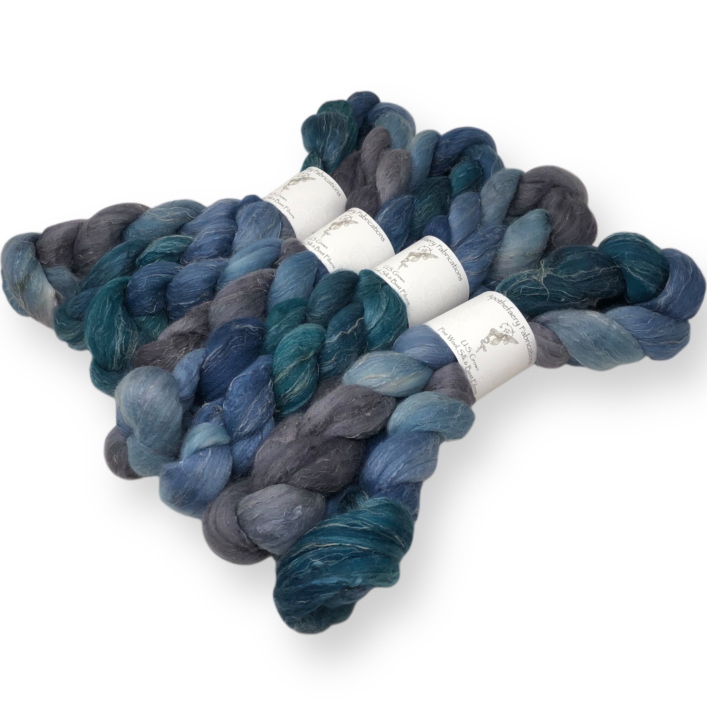 Outer Rings - US grown Wool, Silk and Bast Fiber Blend