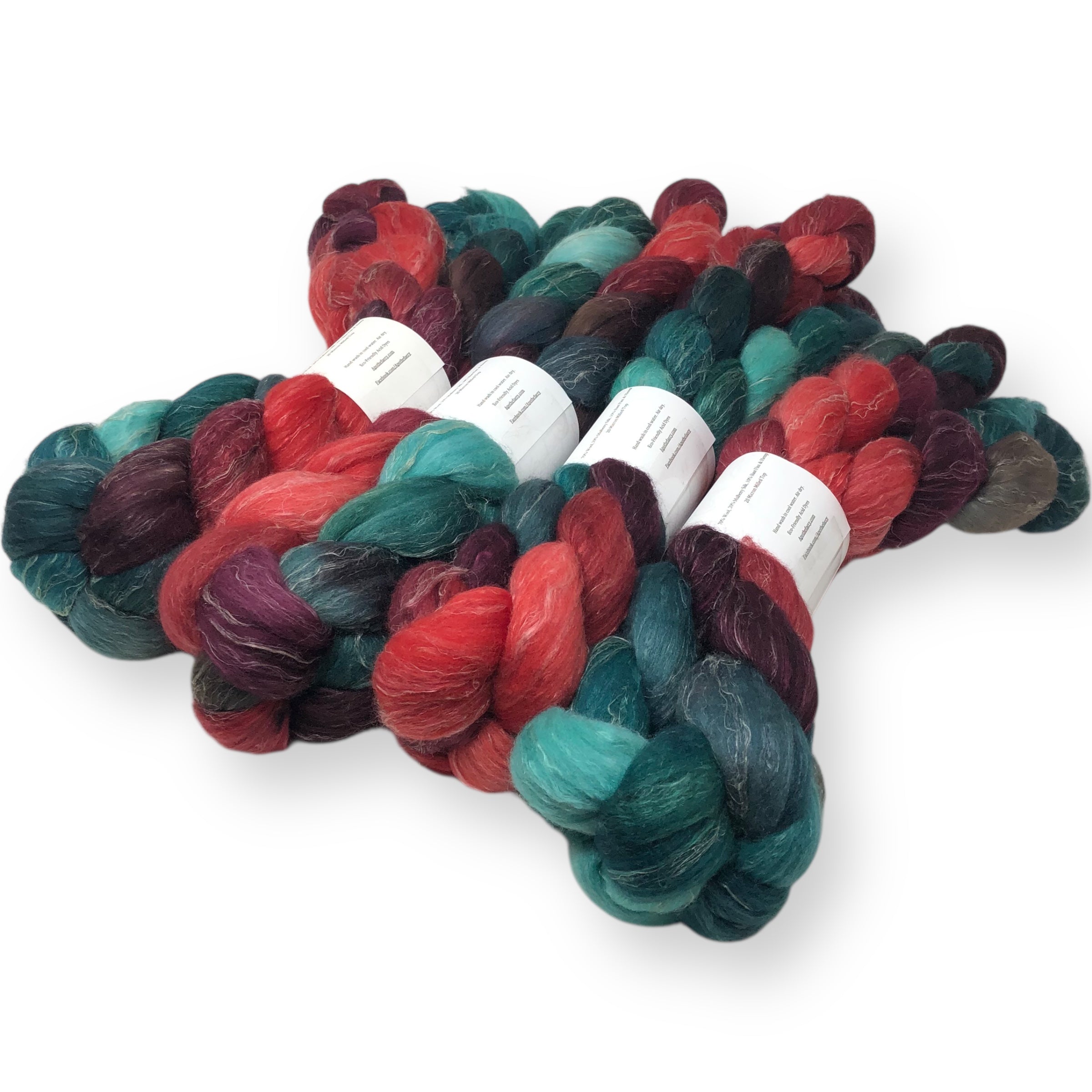 Old World Festivity - US grown Wool, Silk and Bast Fiber Blend