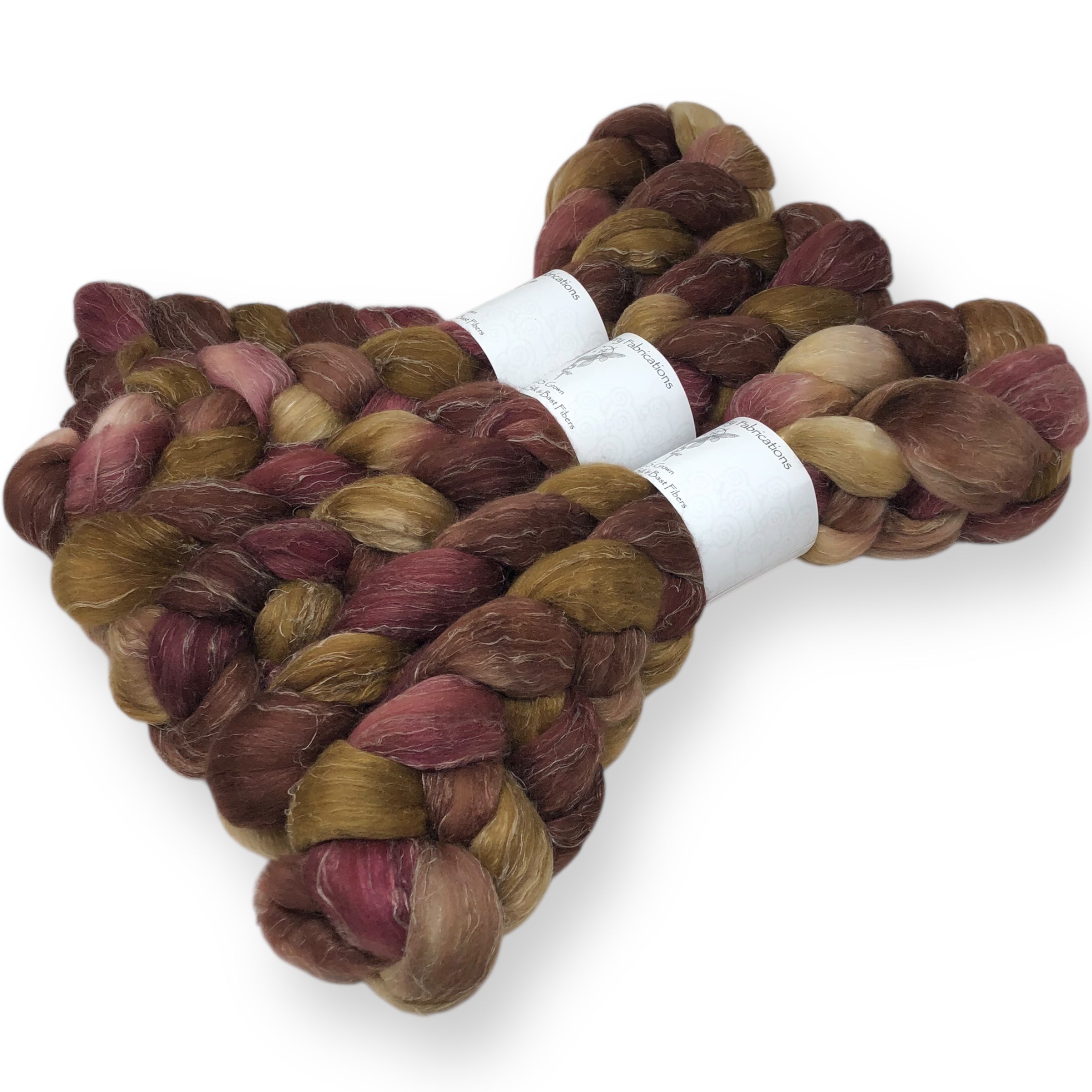 Russet - US grown Wool, Silk and Bast Fiber Blend
