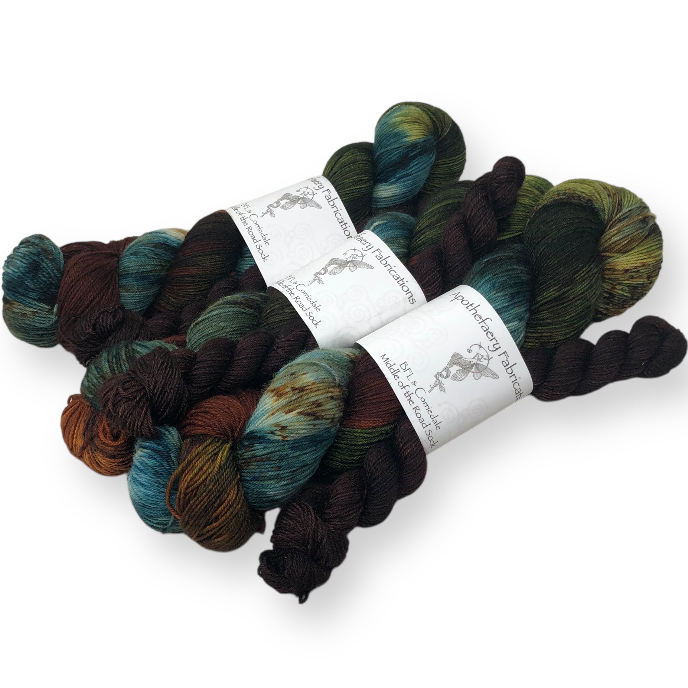 Heirloom Squash - sock yarn with mini, sock set