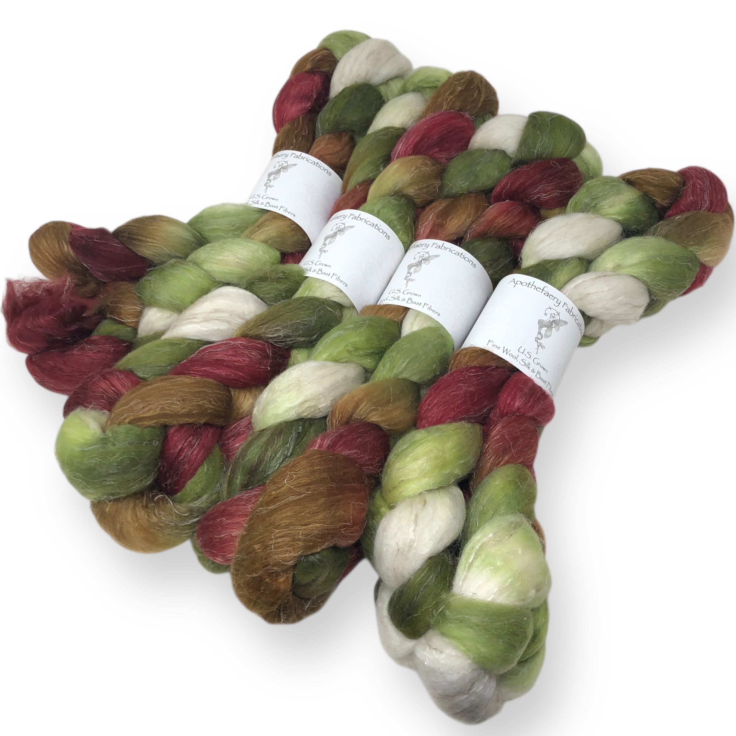 Victorian Christmas - US grown Wool, Silk and Bast Fiber Blend