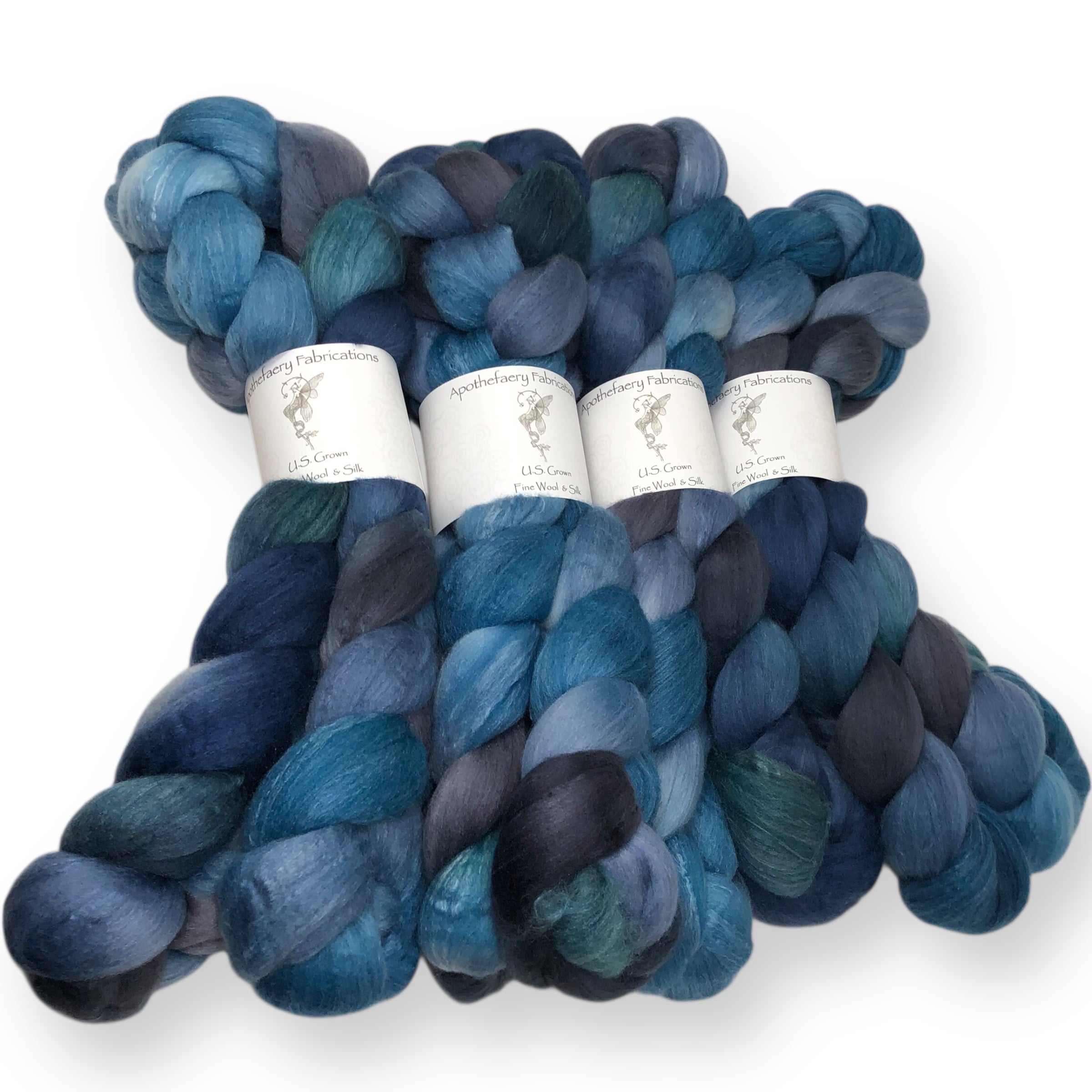 Outer Rings - US grown Fine Wool and Silk Top