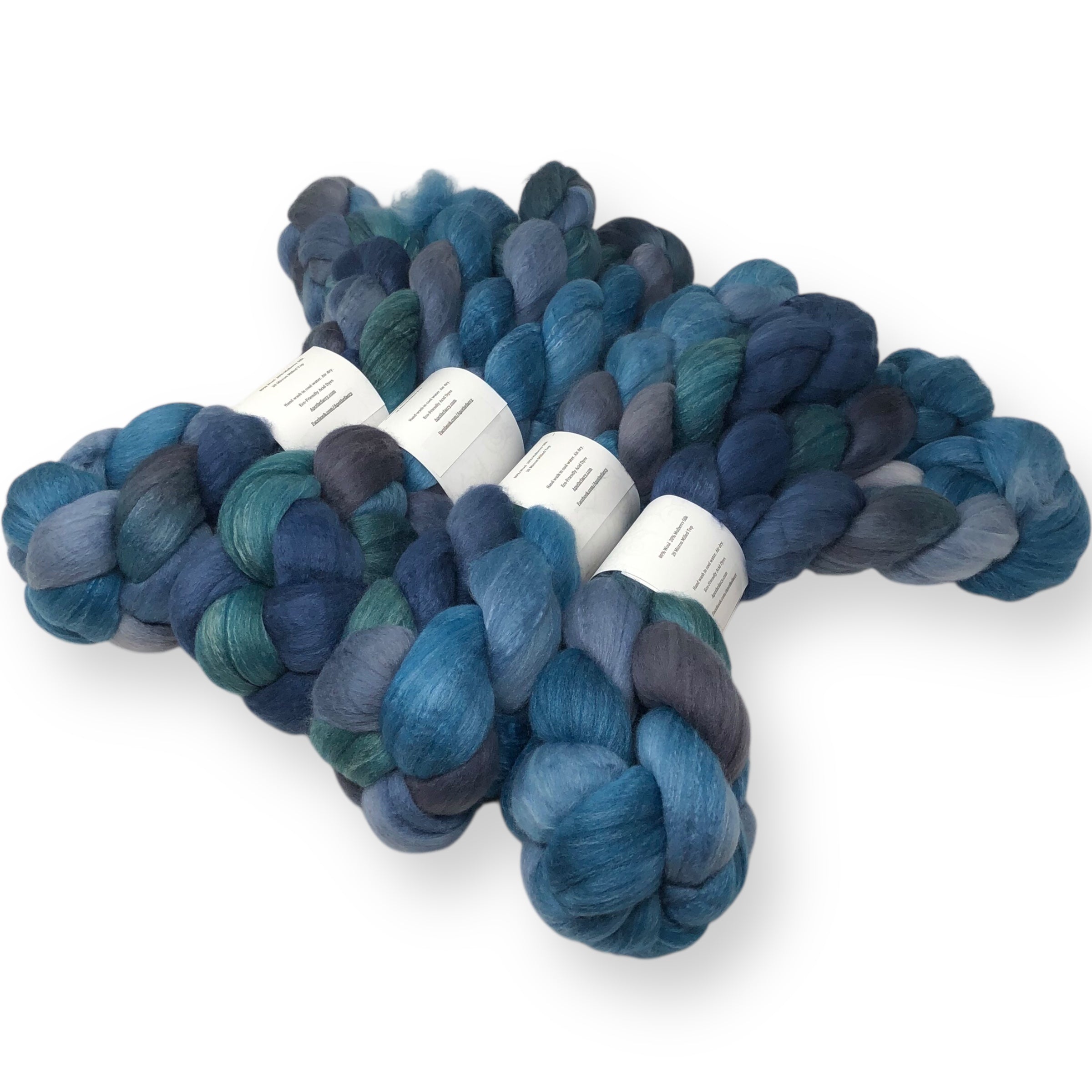 Outer Rings - US grown Fine Wool and Silk Top