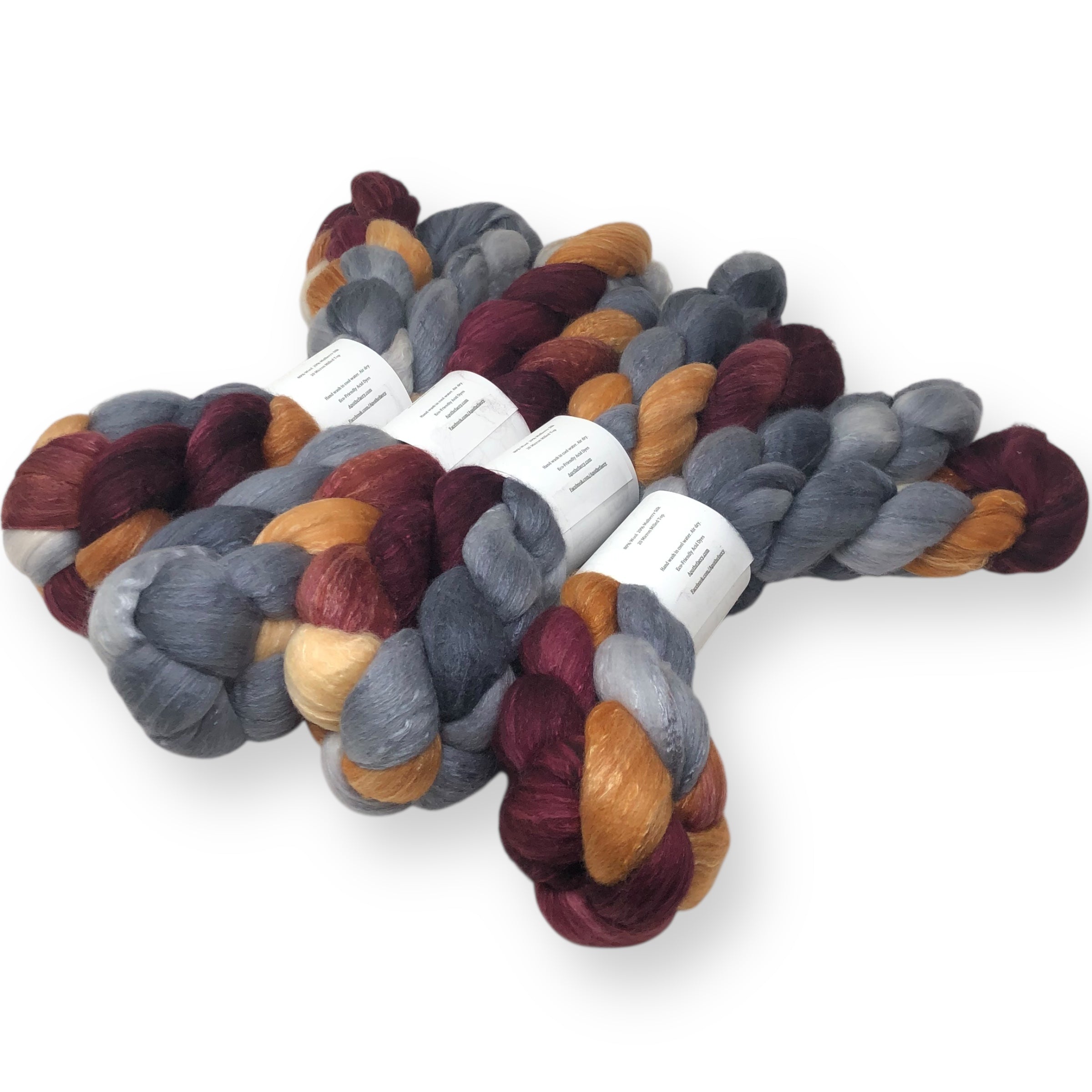 Embers - US grown Fine Wool and Silk Top