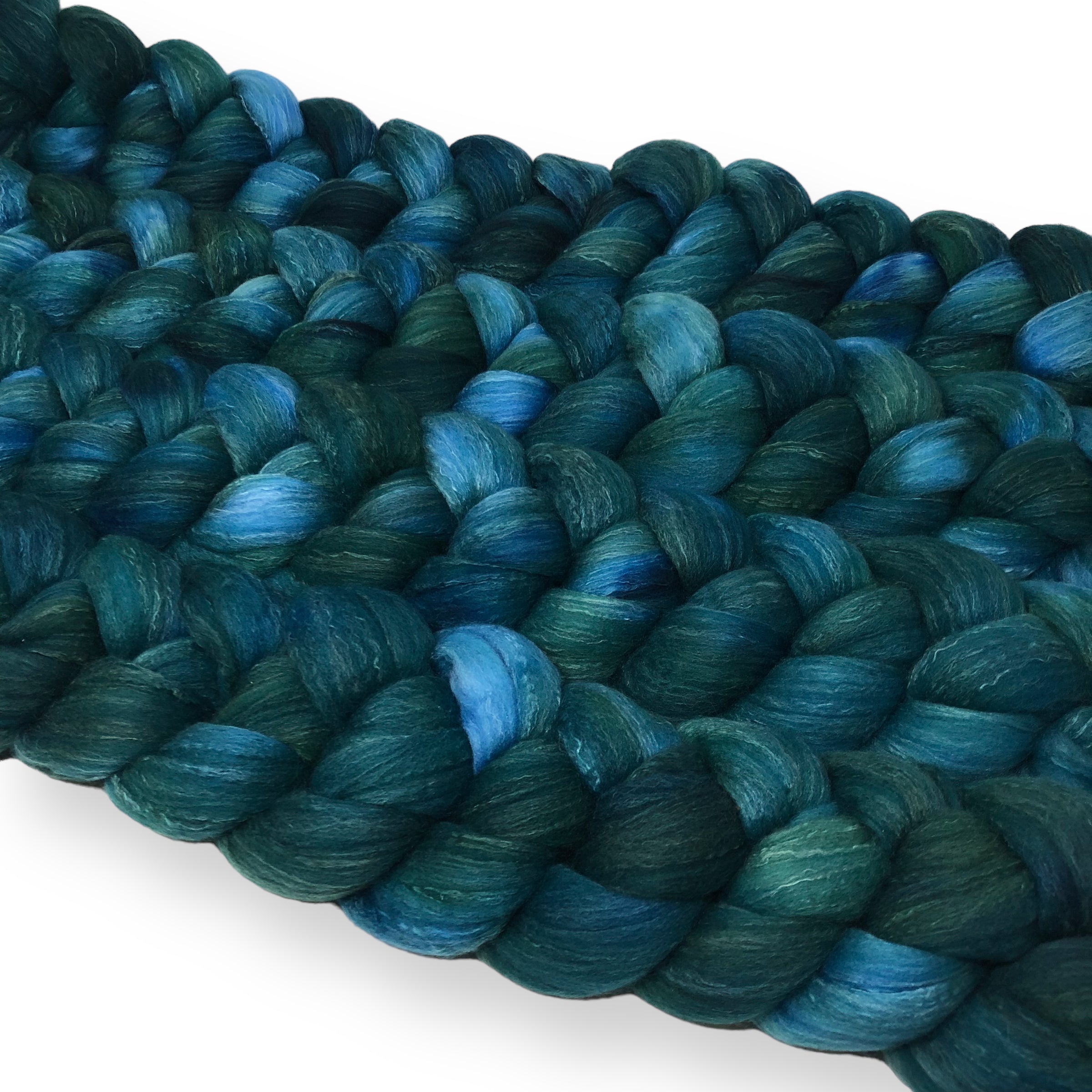 Deep Pool  - US grown Fine Wool and Silk Top