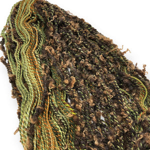 Tree knots - textured hand spun