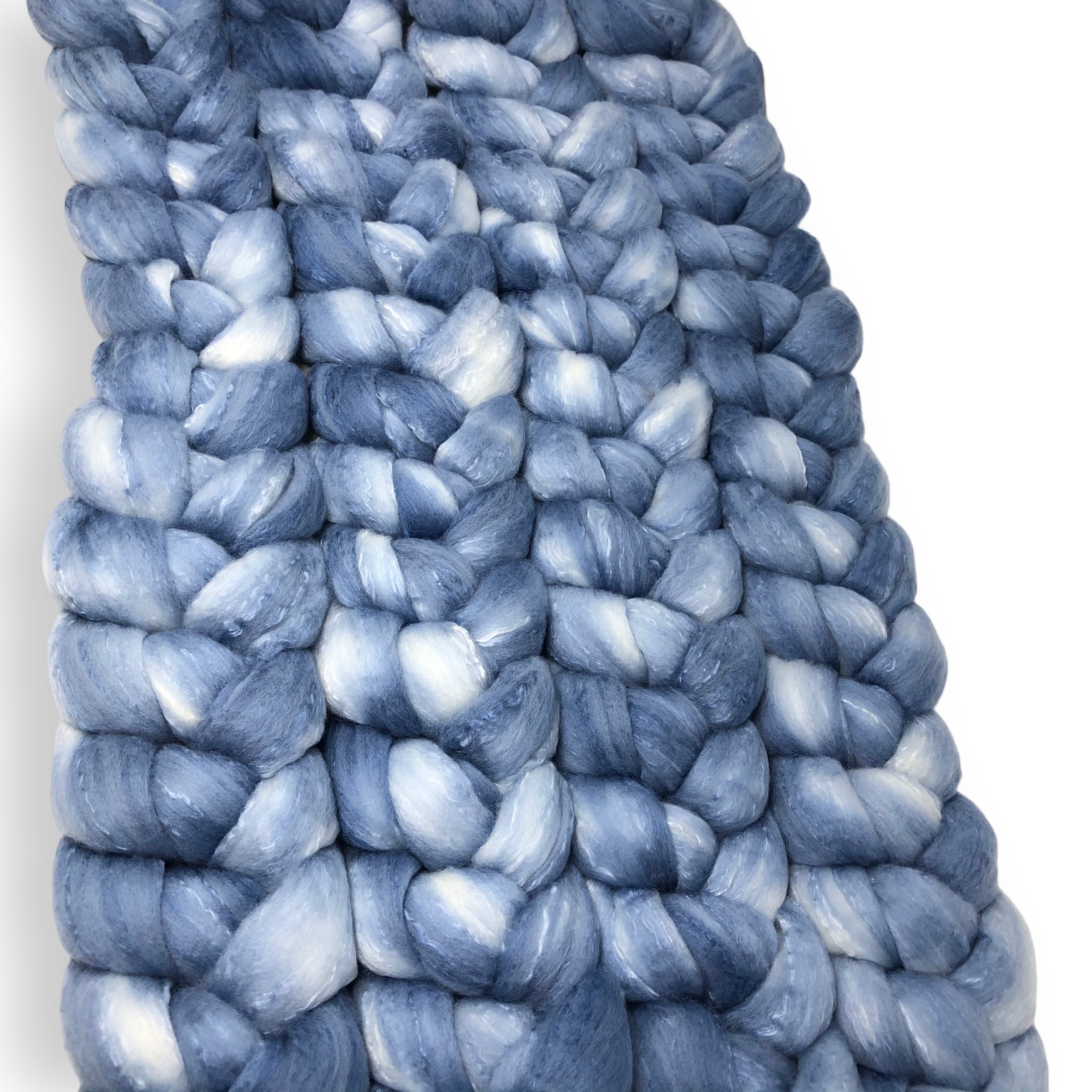 Sale!! Cloud drift - US grown Fine Wool and Silk Top