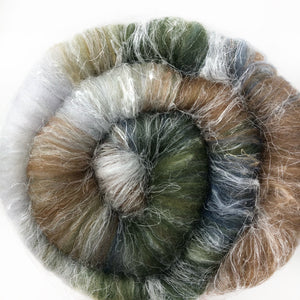 A Winter Wood - Hand carded batt