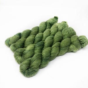 Velvet Leaf - Alpaca Linen Silk DK weight 2 Ply
