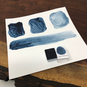 Ozark Blue - Indigo - earth pigments, watercolor pan