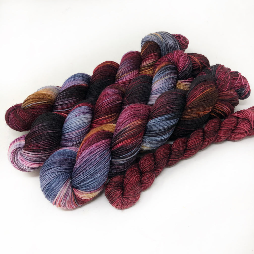 Blustery - sock yarn with mini