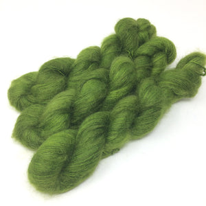 Verdant - thistledown - brushed mohair and silk laceweight