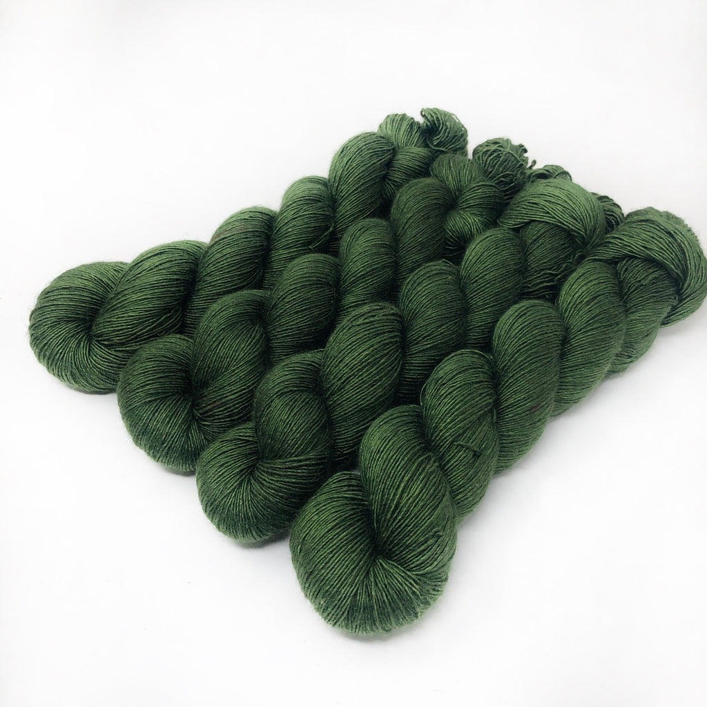Leafy Goodness - 70/30 merino silk single ply