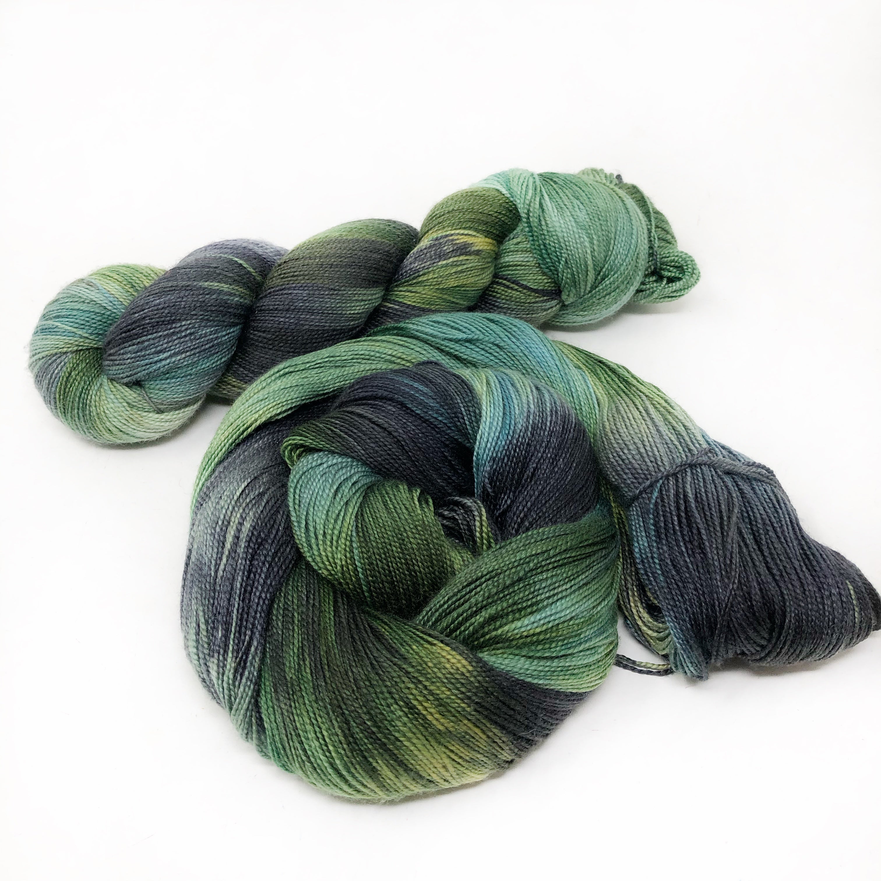 Moss Icicles - Shawl length skein - 600 yards