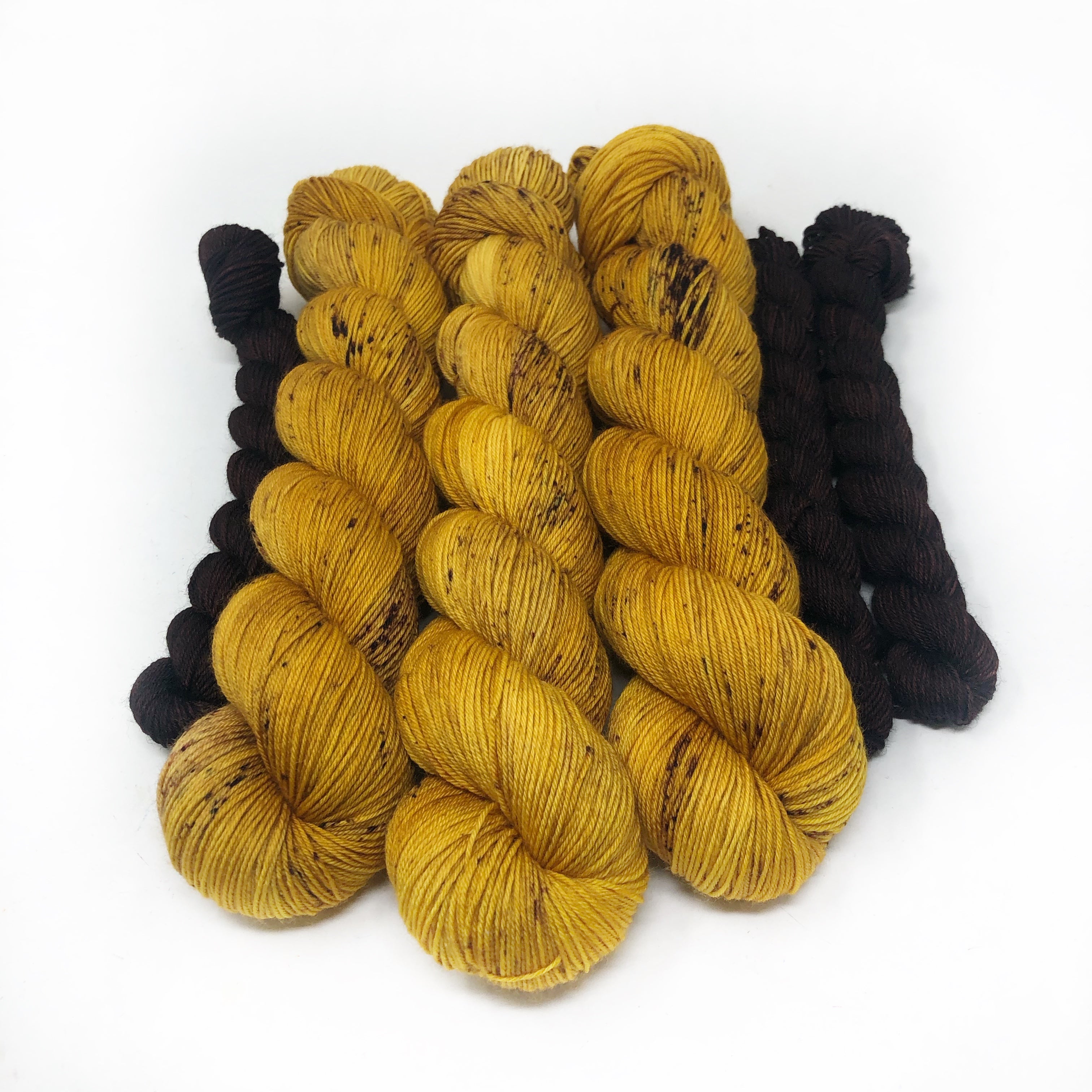 Queen Bee - sock yarn with mini