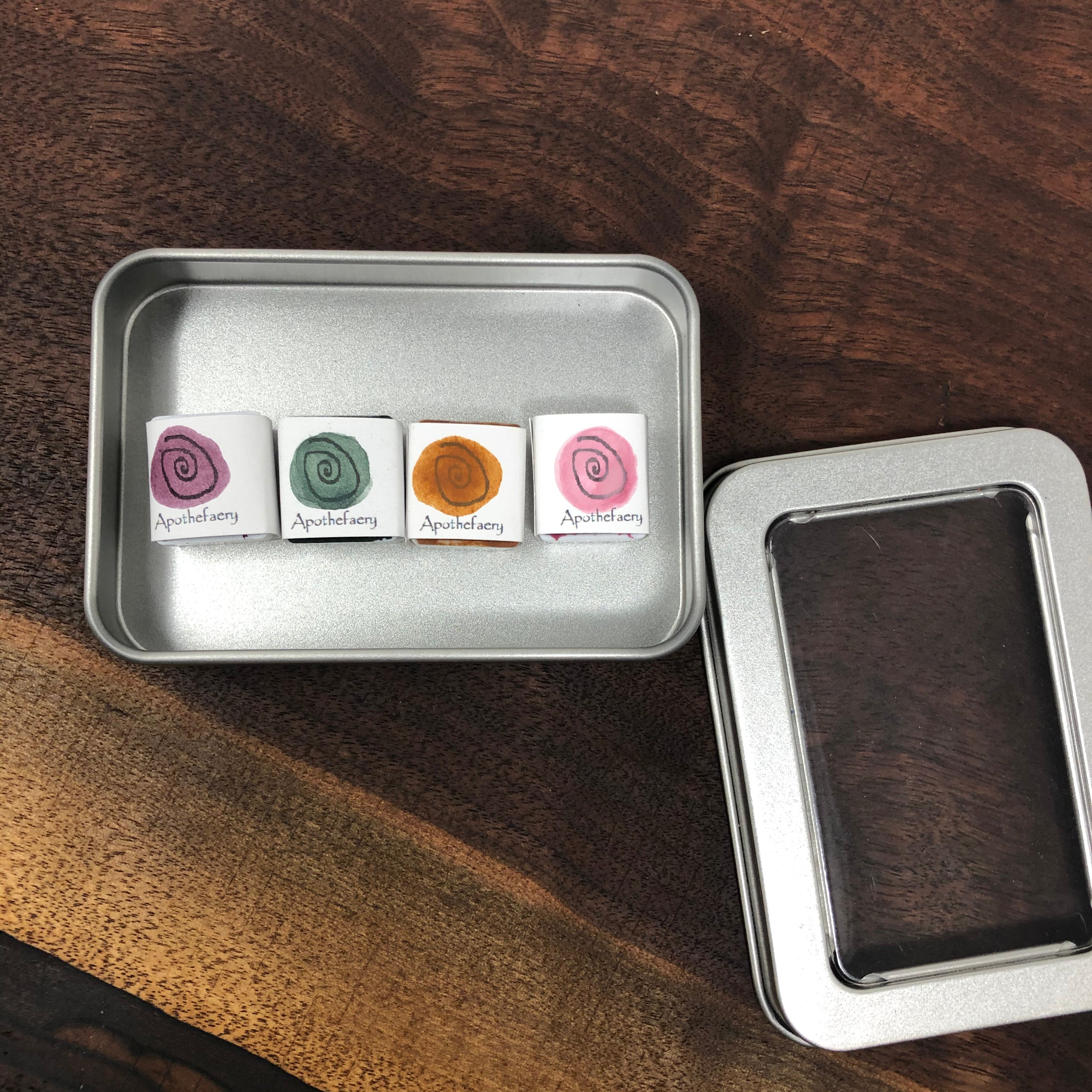 Spring Flowers- earth pigments set, watercolors
