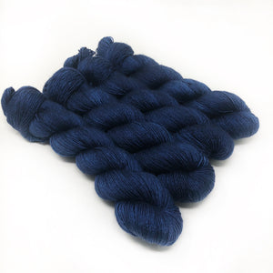 Dark Night - 70/30 merino silk single ply