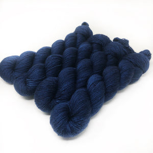 Dark Night - 70/30 merino silk single ply