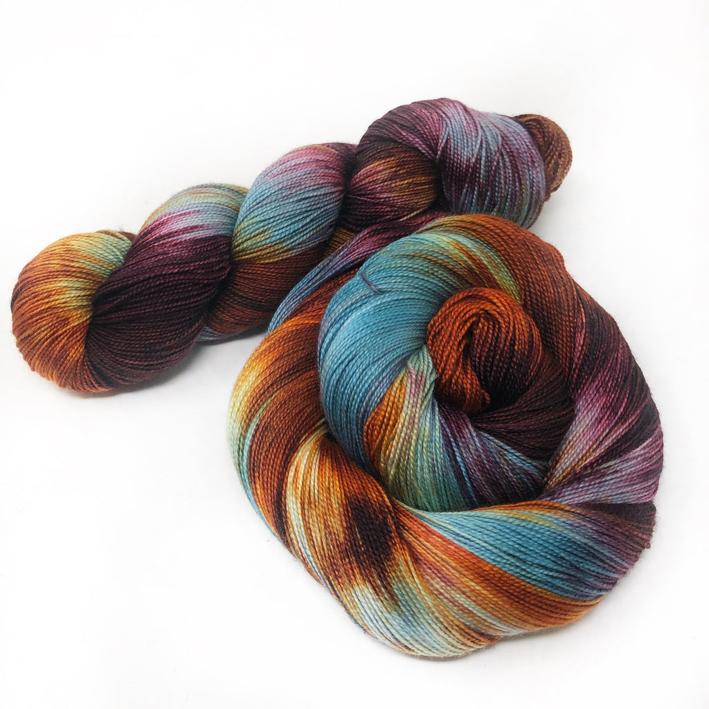 Sultry September - Shawl length skein - 600 yards